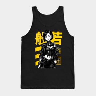 Cyberpunk Anime Girl Goth Japanese Streetwear Tank Top